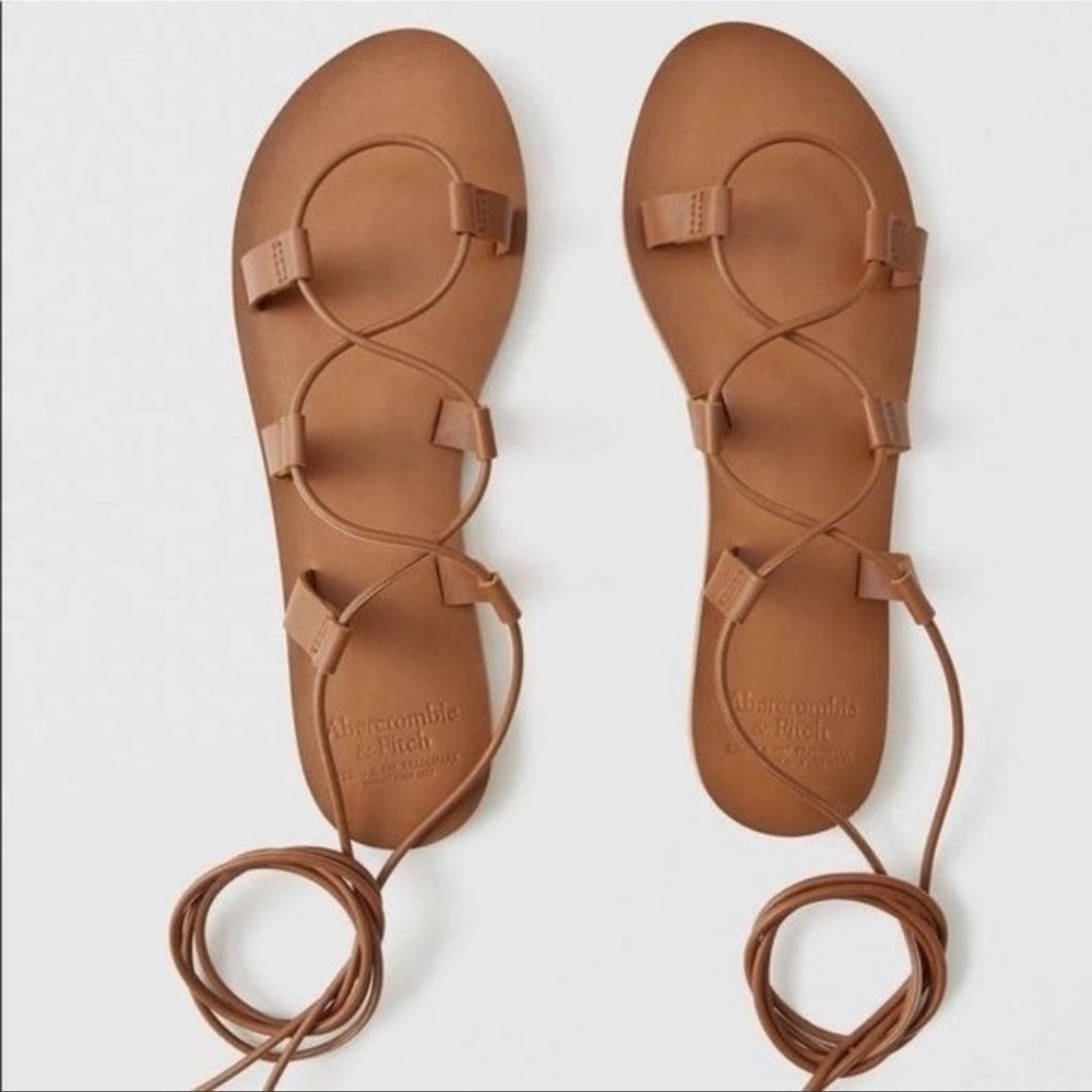 Abercrombie & Fitch Lace Up Sandals